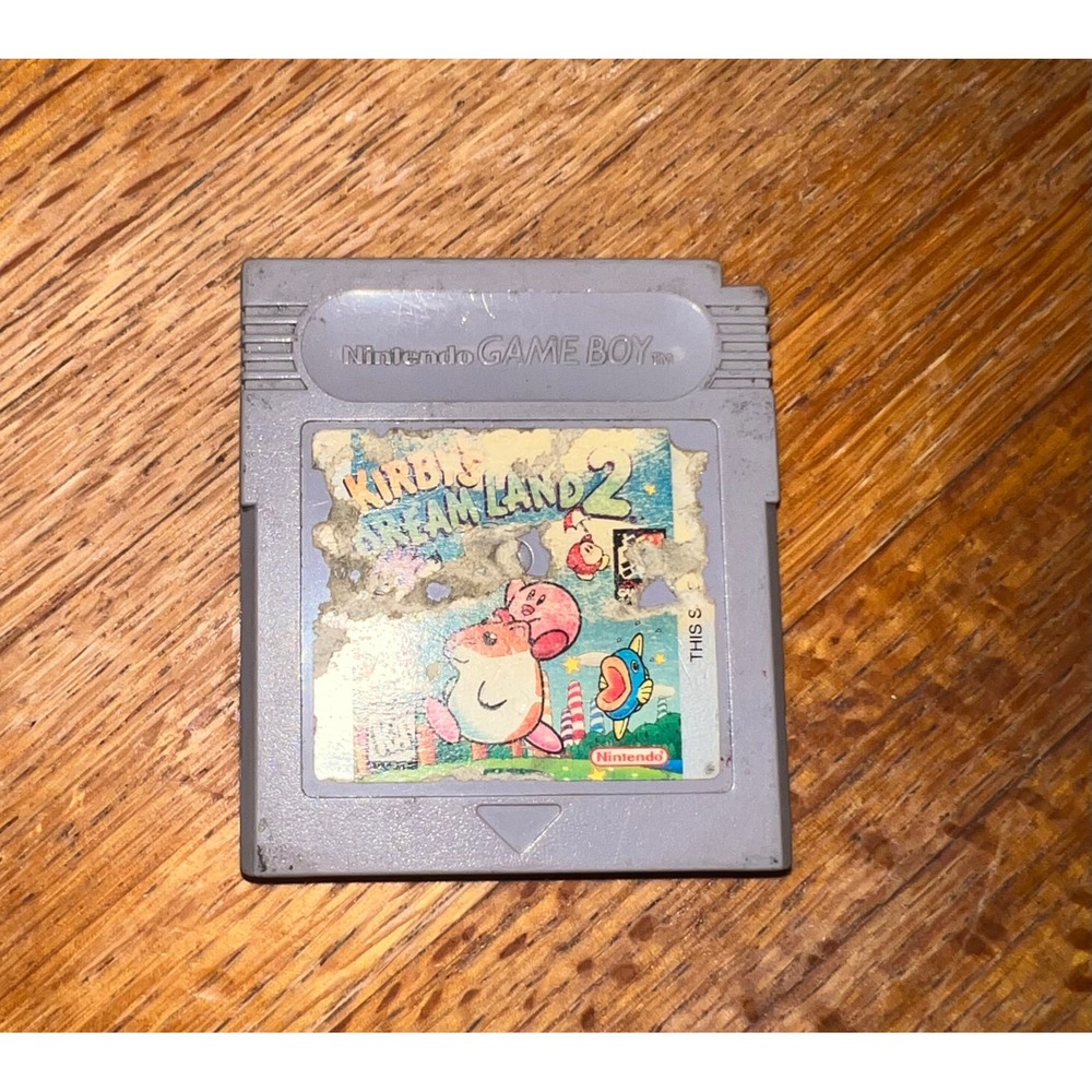Kirbys Dream Land 2 Nintendo Game Boy DMG-AK2E-USA Authentic Retro Video Game